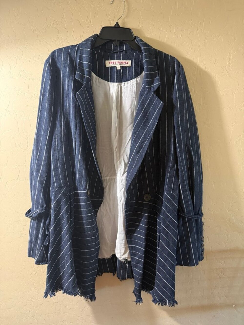Free People pinstripe blazer